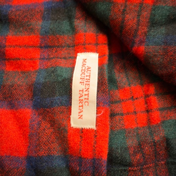 VTG Pendleton 100% Virgin Wool Men's Lg Macduff Tartan Plaid Locker Loop USA EUC - Picture 2 of 8